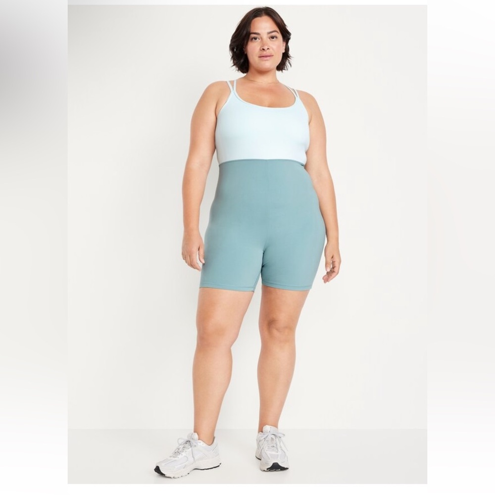 Old Navy StudioSmooth Color Block Activewear Jumpsuit, NWT, $55 Retail - Picture 3 of 9